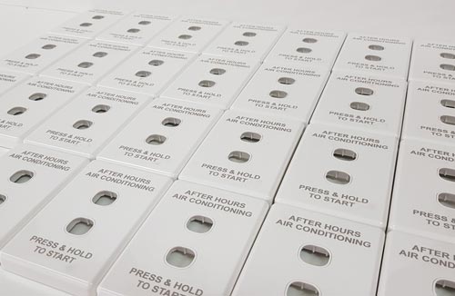 Switchboard labels, Acrylic labels, Plastic Labels or Industrial labels made from Traffolyte