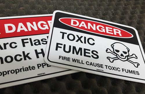 Industrial, Commercial signage engraving Melbourne